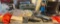 Garage Tool Shelf Lot
