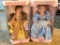 Pair of Handcrafted Porcelain Dolls