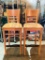 Pair of Wooden Pub Style Chairs