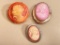 Group of Vintage Cameo Brooches
