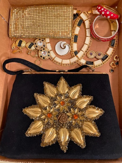 Vintage Jewelry and Purse Lot
