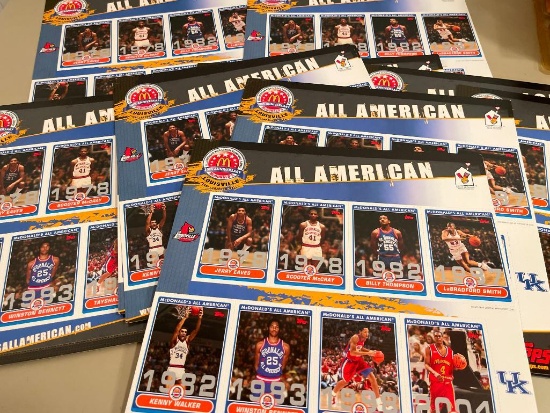 2007 McDonald's All American High School Basketball Cards - Uncut