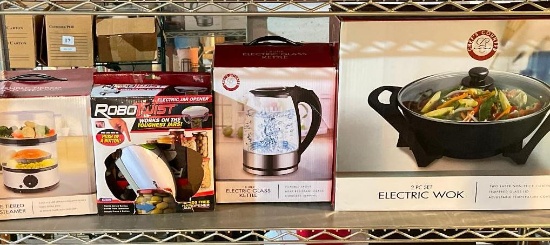Kitchen Appliance Shelf Lot