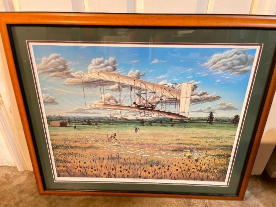 Framed Print of Wright Brothers Flight