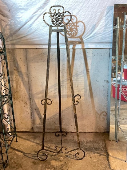 Large Metal Sign/Art Work Easel