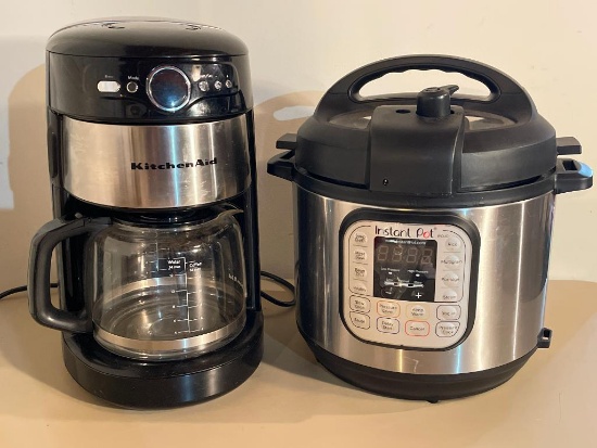Kitchen Aid Coffee Maker and Insta Pot