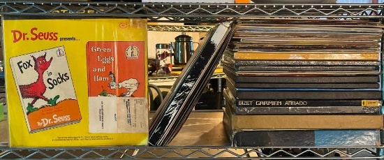 Group of Vinyl Records