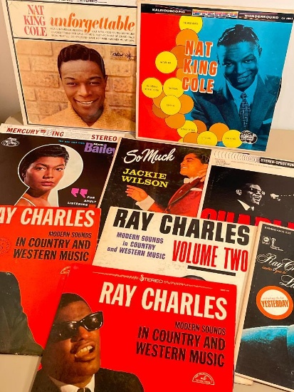 Group of Soul and R&B Vinyl Records