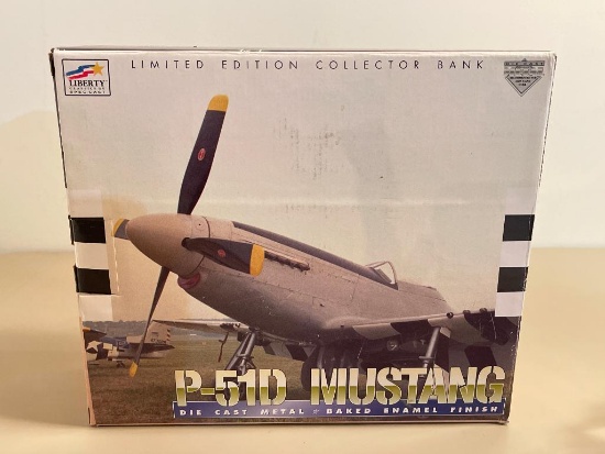 Liberty Classics P-51D Mustang Die Cast Plane Bank