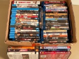 Group of Blue Rays and DVDs