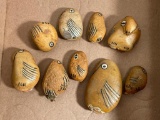 Group of Painted Rocks