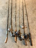 Group of Fishing Poles