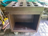 Plastic Camero Restaurant Silverware Cart