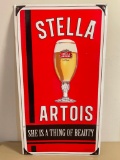 Metal Stella Atois Beer Sign (2013)