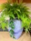 Ceramic Vase with Artificial Plant