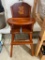 Vintage Wooden High Chair