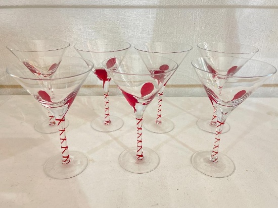 Set of Martini Glasses