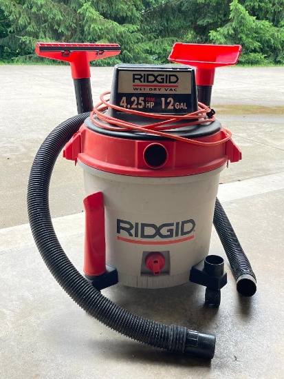 Rigid 12 Gallon 4.25 HP Wet Dry Shop Vac