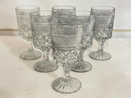 Set of Glass Goblets