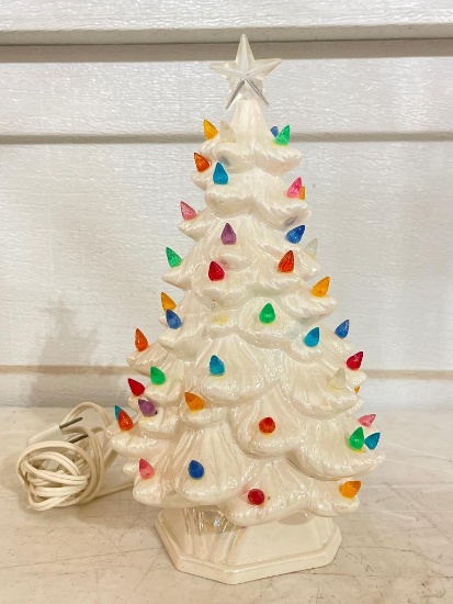 Vintage Ceramic Christmas Tree