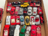 Group of Die Cast Cars that Includes Many Hot Wheels
