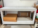 Handmade Work Station on Casters