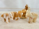 Group of 4 Marble Figures