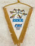 Vintage Italian Synchronized Swimming Olympic Banner