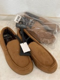 Two New Pairs of New Mens Van Heusen Size 11-12 Slippers