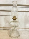 Vintage Glass Oil Lamp