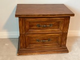 Oak Finish Night Stand