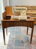 Singer Stylist 593 Sewing Machine and Sewing Table