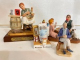 Group of Norman Rockwell Figurines (1980s-90s)