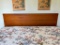 Vintage Queen Sized Wood Headboard