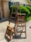 Group of 3 Wooden Ladders