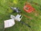 Electric Chain Saw and Trimmer with Extension Cord
