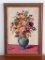 Vintage Framed Floral Cross Stitch