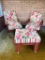 Pair of Patio Chairs and Ottoman