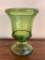 Green Glass Vase
