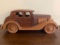 Vintage Wood Carved Car