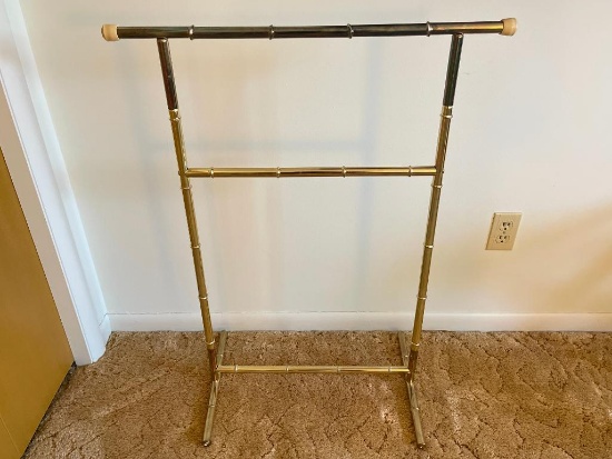 Brass Quilt Rack