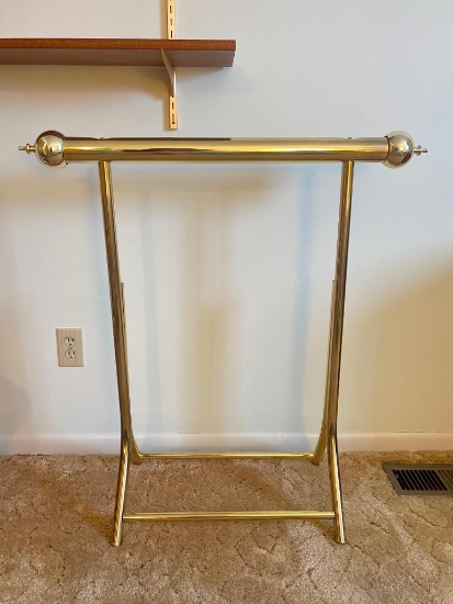 Brass Quilt Rack