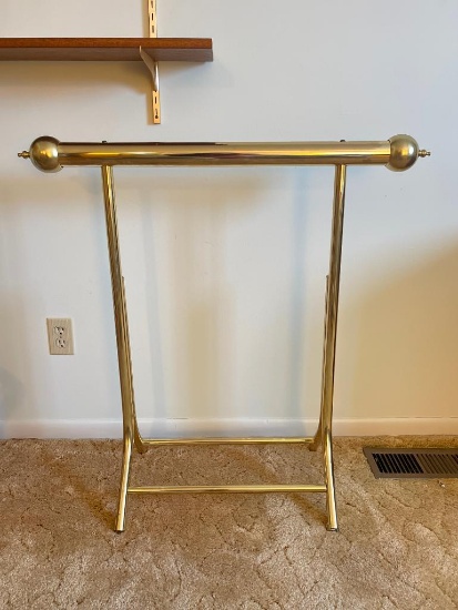 Brass Quilt Rack