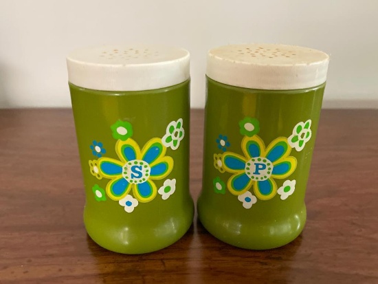 Vintage Kromex Salt and Pepper Shakers