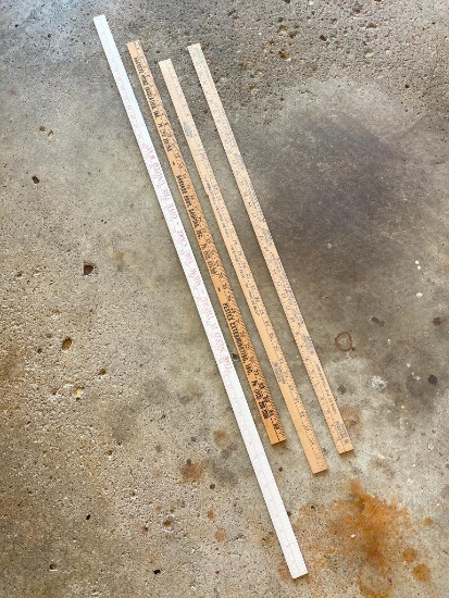 Group of Yard Sticks