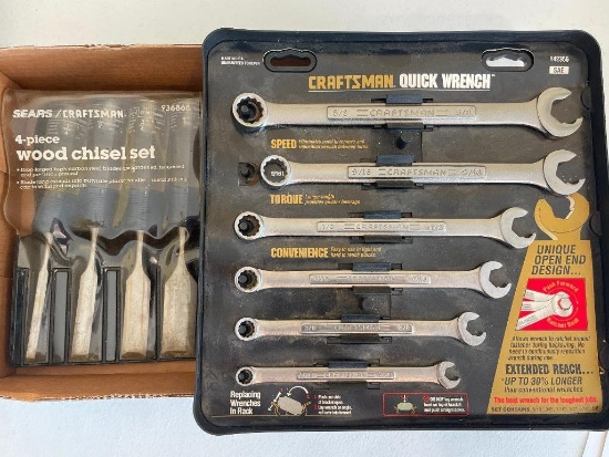 Set of Chisels and Wrenches