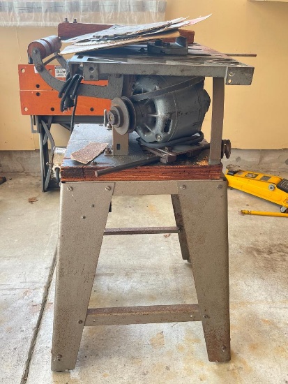Vintage Circular Saw on Stand
