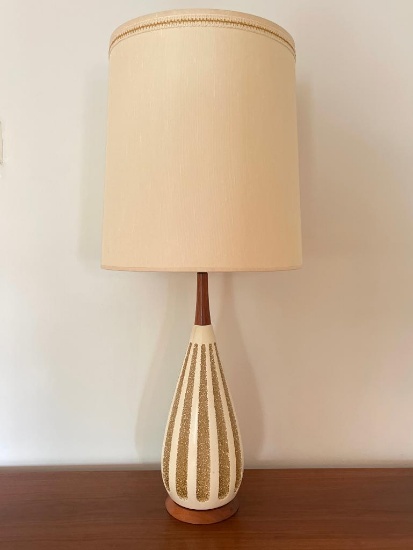 Tall Vintage MCM Lamp