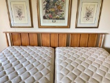 MCM Dixie King Size Headboard and Rails