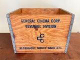 Vintage Wooden Beverage Crate
